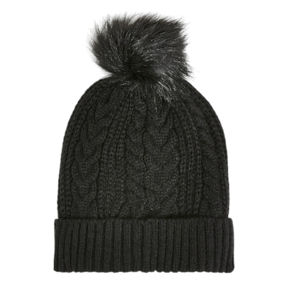 JCrew Cable Pom Beanie